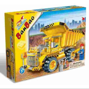 Camion Ribaltabile da Cantiere in Mattoncini BanBao 8520 (Compatibile LEGO)
