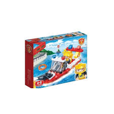 Barca Pompieri Giocattolo BanBao 7119 – Set Costruzioni