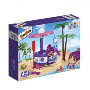 BanBao 6135 Trendy Beach – Chiosco Bar e Noleggio Surf: Set Costruzioni 61 Pezzi