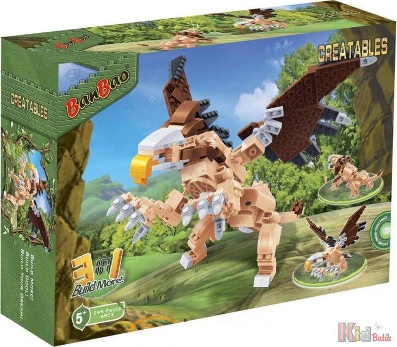 BanBao 6853 Creatables 3in1 – Aquila Preistorica: Set Costruzioni 248 Pezzi