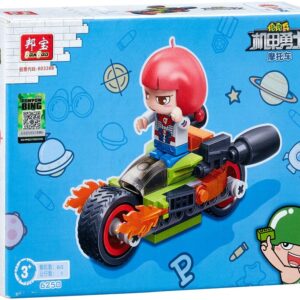 BanBao 6250 Cute Military – Moto Tattica con Minifigura: Set Costruzioni 38 Pezzi