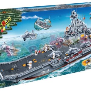 BanBao World Defence Force - Portaerei Militare a Mattoncini (Set 3841)