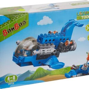 BanBao Learning Tools - Elicottero da Costruzione a Mattoncini (Set 9716)