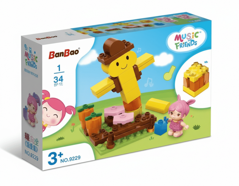 Spaventapasseri Magico Giocattolo BanBao 9231 – Set Costruzioni