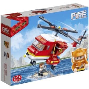 Elicottero Pompieri Giocattolo BanBao 7128 – Set Costruzioni