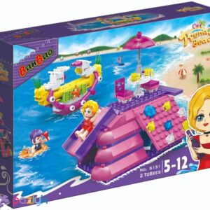 New Trendy Beach - Parco Acquatico con Scivolo Giocattolo (Set BanBao 6151)