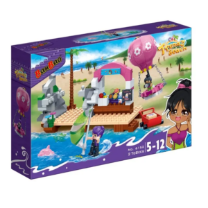 New Trendy Beach - Isola Tropicale Sea Island Giocattolo (Set BanBao 6152)