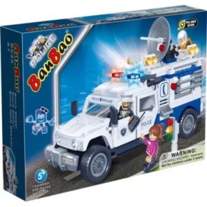 Auto della Polizia Giocattolo BanBao 8343 – Set Costruzioni 290 Pezzi